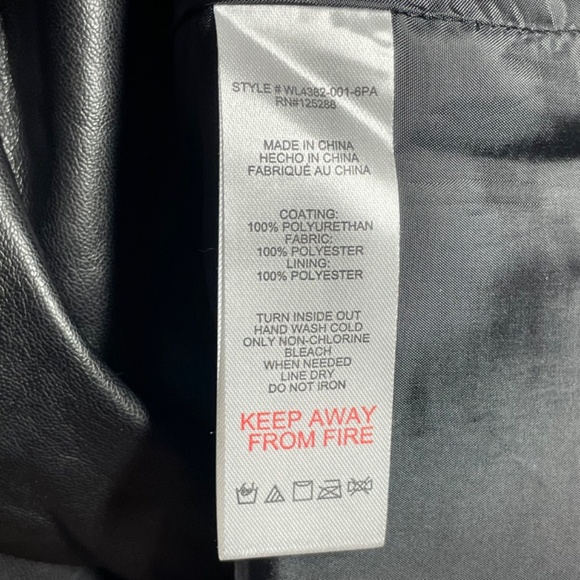 NEW Jason Wu Vest Jacket Womens Small black faux leather blazer moto designer - Picture 7 of 10